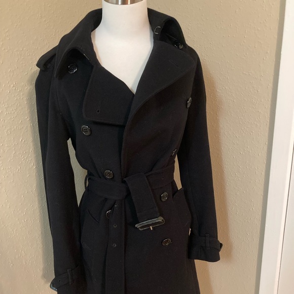 BURBERRY London Wool Trench Coat - Picture 4 of 6